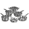 thumbnail image 3 of Calphalon Premier Space-Saving Stainless Steel Pots and Pans, 10-Piece Cookware Set, 3 of 9