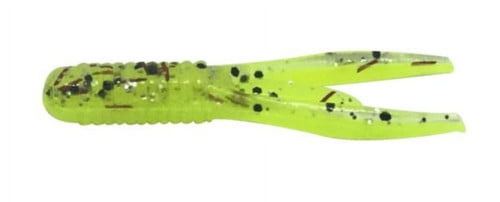 (3 pack) Bonehead Tackle Stump Bug Soft Plastic Crappie Bait - Confetti