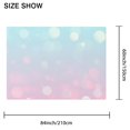 thumbnail image 3 of Rectangular Tablecloth 60x84 Inch – Waterproof Polyester Printed Table Cover, Wrinkle Resistant, Washable for Kitchen & Dining, Candy, 3 of 6