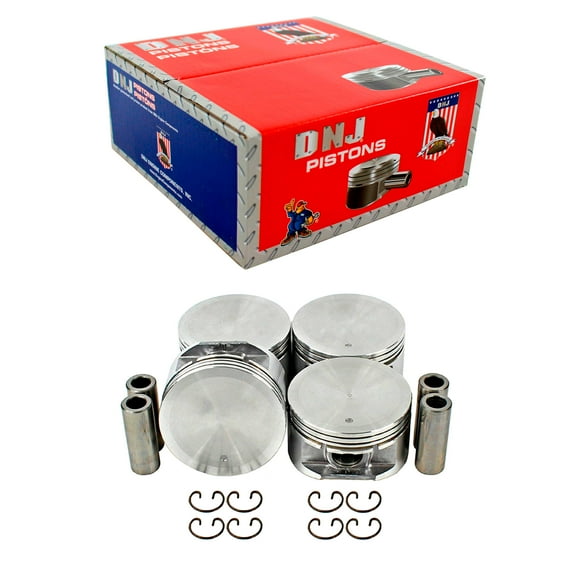 DNJ P332 Standard Complete Piston Set Fits Cars & Trucks 96-99 Buick Chevrolet Alero 2.4L DOHC