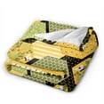 thumbnail image 2 of Kll Fleece Blanket Plush Throw Blanket Bee Honey,Soft Fuzzy Cozy Flannel Blanket For Couch Sofa Bed.(80"X60"), 2 of 9