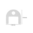 thumbnail image 2 of HAMPPLIES 2Pcs Hard Paper Towel Key Stainless Steel Compact Design With Hole For Adults Home Use, 2 of 8