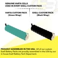 thumbnail image 2 of 5pc 10/V80H 12V 80mAh Battery w/Tabs for  electricity meter,  emergency lights, 2 of 7