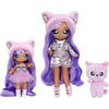 Na Na Na Surprise Family Soft Doll Multipack of 2 Fashion Dolls + Cute Pet Kitty, Chic Outfits, Long Hair & Poseable, Includes 12 Accessories - Gift for Kids, Toy for Girls Boys Ages 5 6 7 8+ Years