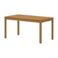 thumbnail image 3 of Now Furniture 60" Wooden Dining Table for 4, Rectangular Kitchen Table - Pecan, 3 of 6