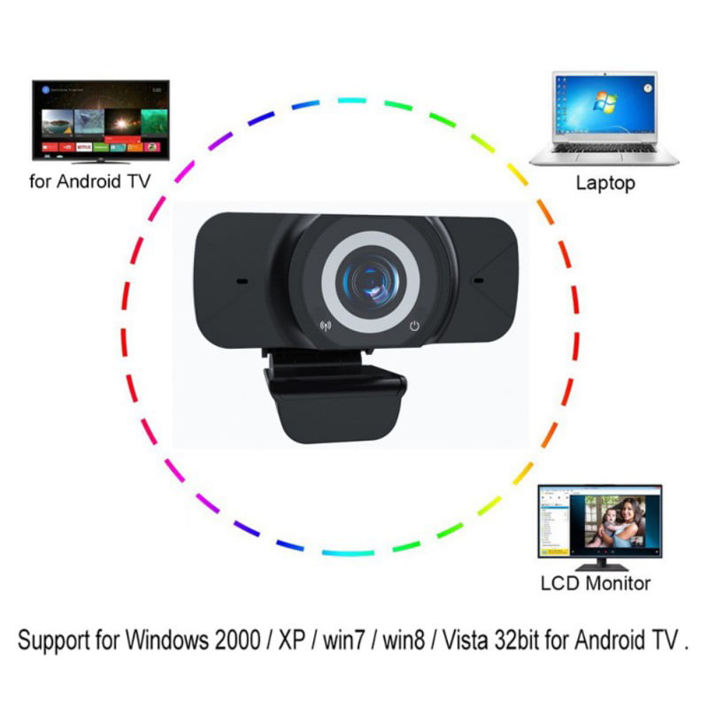 AutoFocus Full HD Webcam 1080P with Privacy Shutter - Pro Web Camera with  Dual Digital Microphone -for PC Laptop Desktop Mac Video Calling, 