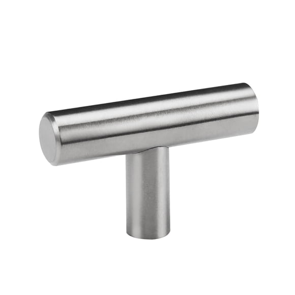 homdiy Cabinet Knobs Brushed Nickel Drawer Knobs Cabinet Door Knobs Single Hole T Knobs for Kitchen Cabinets 20 Pack