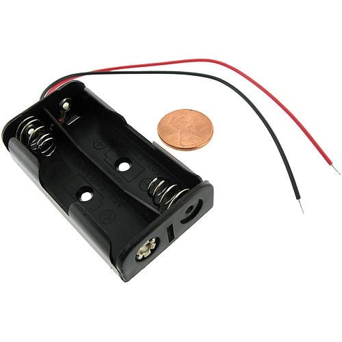 2 x AA Battery Holder with Leads 3V