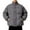 Dark Gray, variant on Men's Loose Casual Down Jacket Long-sleeved Jacket Beige L