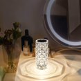 thumbnail image 2 of Crystal Touch Table Lamp Led Night Light, 16 Colors Usb Rechargeable Roses Diamond Table Lamp With, 2 of 5