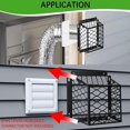 thumbnail image 4 of Dryer Vent Cover - Efficient Vent Protection Bathroom Extractor Fan Cover | Stainless Steel Exhaust Guard | Exhaust Protector for Residential Commercial Use, 4 of 7