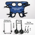 thumbnail image 6 of Pet Trolley Adjustable Hind Leg Disabled Pet Dog Mobility Aid Light Rehabilitation Legs Pet Wheelchair Walk Trolley Tools (XS), 6 of 6