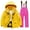 Hot Pink, variant on Boys and Girls Children's Ski Suits Girls Outdoor Thick Windproof Boys Baby Big Children Ski Clothes Waterproof Jumpsuits Winter Warm Snowboard Coat Outdoor Jackets(14,Black)