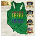 thumbnail image 2 of S4E Women's Pride Gay LGBTQ Rainbow Racerback Slim Fit X-Large Kelly Green, 2 of 4
