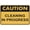 Warning Sign 4, variant on Caution Cleaning In Progress Sign Outdoor Metal Sign - 8"x12" Metal Signs For Business, Workplace, Office, Home, Delivery Signs, Road Signs, Garden Signs