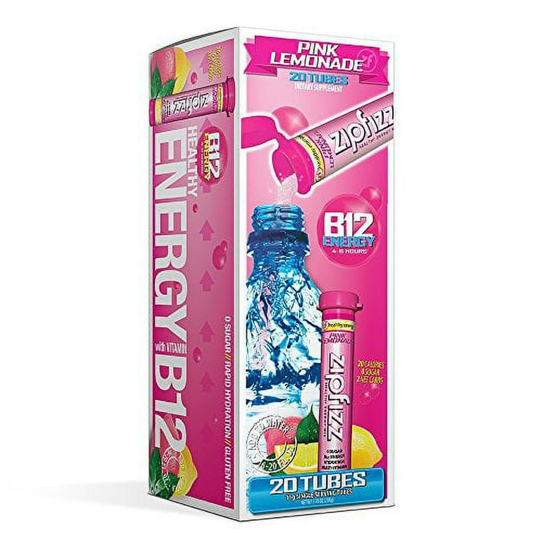 し*す様 Energy Life EXTRA 300ml Zipfizz Healthy Energy Drink Mix, Pink Lemonade, 20 Count