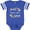Football Blue and White, variant on Inktastic Mimis Girl Bright Flowers Girls Baby Bodysuit