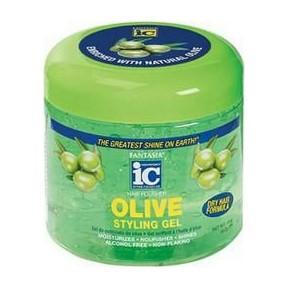 Fantasia IC Hair Polisher Olive Styling Gel, 16 Oz.