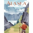 thumbnail image 3 of Wickstrom, Martin 12x14 Black Modern Framed Museum Art Print Titled - Alaska, 3 of 5