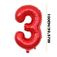 thumbnail image 2 of Veeogra Clearance,Party Balloons,Balloons,Used For Birthday Party, Anniversary Celebration 100 Cm Number Decoration,Party Decorations, 2 of 4