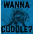 thumbnail image 2 of Wanna Cuddle Porcupine Animal Lover Men's Graphic T Shirt Tees Brisco Brands 2X, 2 of 6
