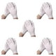 thumbnail image 3 of Guantes de algodón blanco Qarigey 12 pares para hombre, 3 of 6
