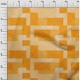 thumbnail image 2 of oneOone Organic Cotton Voile Fabric Square Geometric Print Fabric BTY 42 Inches Wide, 2 of 4