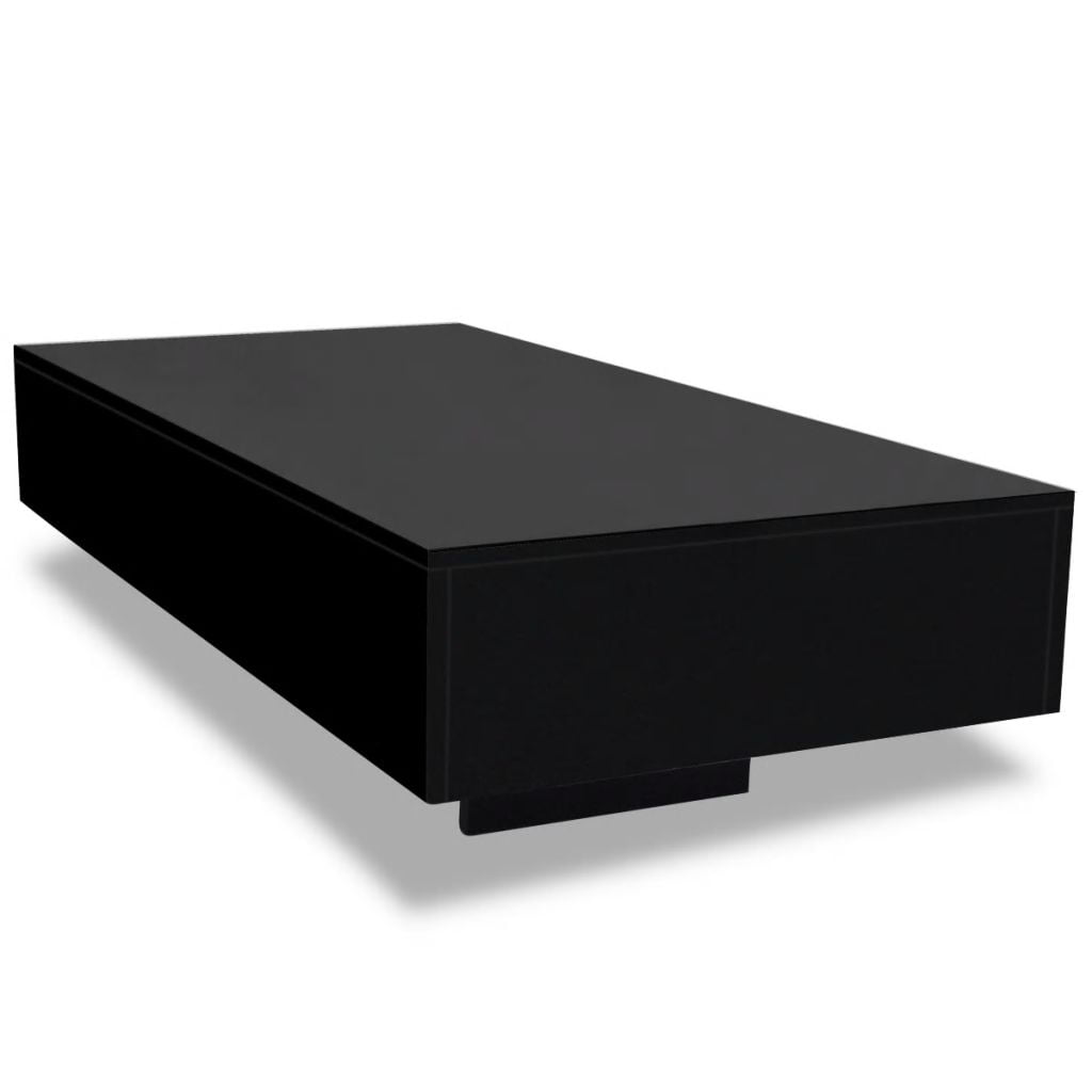 Lowestbest Modern High Gloss Coffee Table, Rectangular Accent Side Table End Table Sofa Table for Living Room, Office Lowestbest Modern High Gloss Coffee Table, Rectangular Accent Side Table End Table Sofa Table for Living Room, Office