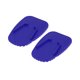 thumbnail image 1 of Almohadilla de caballete de motocicleta universal Unique Bargains para pavimento caliente, suelo blando y estacionamiento al aire libre 3.54"x2.36" Placa de soporte para motocicleta Azul 2 Pcs, 1 of 1