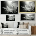 thumbnail image 4 of Designart "Monochrome Subaquatic Tranquility" Coastal Coral Under Water Floater Framed Canvas Wall Art, 4 of 5
