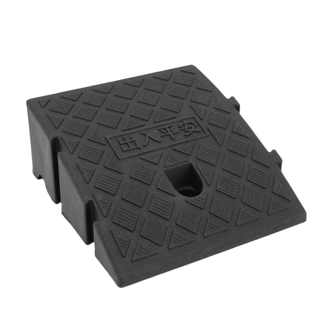 Threshold Ramp, 2200 Lbs Weight Capacity Industrial Grade Durability PVC Driveway Curb Ramps for Loading Dock Sidewalk for Car Scooter Bike Motorcycle