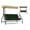 Dark blue, variant on Outdoor Waterproof Porch Swing Cushion Replacement, Thicken Fade Resistant Swing Cushions with Backrest & Ties