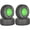 Green, variant on Remote Control Car Beadlock Terrain Tires for 1/14 Scale Remote Control Crawlers Car Easy Install Crawlers Accessories