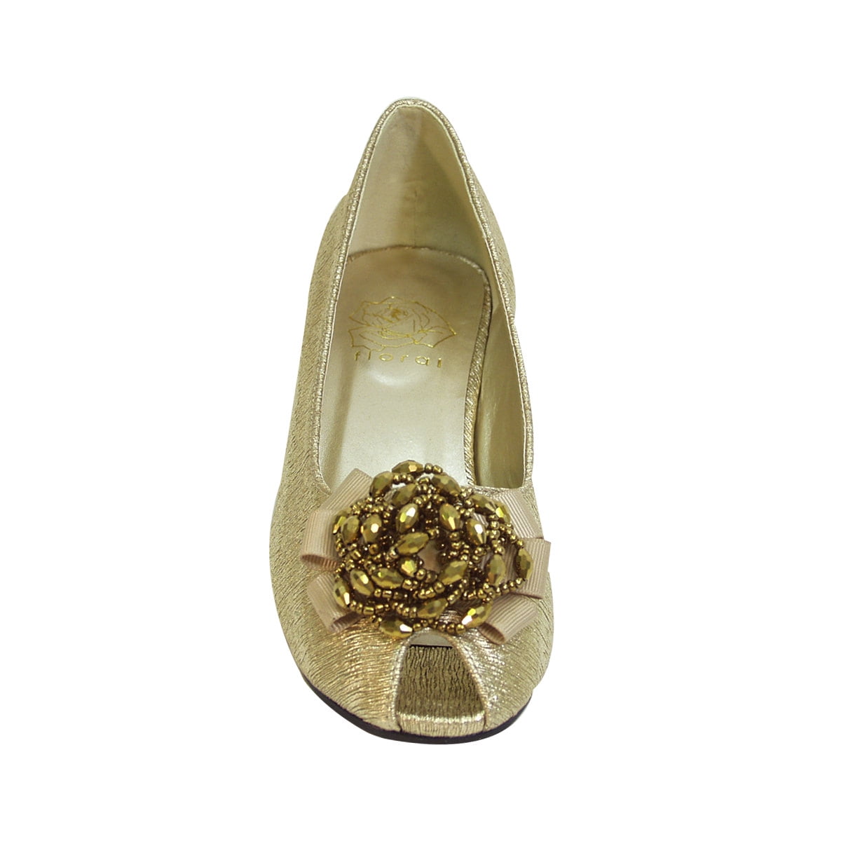 Floral Women's Allie Extra Wide Width Peep Toe Dress Pump
