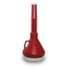 WirthCo 32145 Funnel King Dark Red Double Capped Funnel - 1-2/3 Quart Capacity