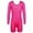 A HotPink, variant on Girls Gymnastics Leotards Toddler Long Sleeve Ballet Dance Clothes Kids Unitards