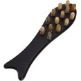 thumbnail image 1 of Pack Horn Comb Huvudmassagekam Gua Sha Huvudvårdsverktyg, Svart, 1 of 4