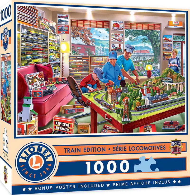 Lionel Trains 1000 Piece Puzzle “Well Stocked Shelves” Master Pieces Brand New 