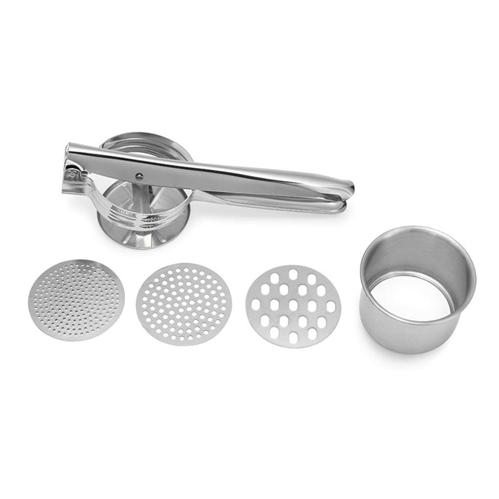 3 in 1 Stainless Steel Potato Masher Manual Potatoes Ricer Fruits