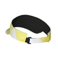 thumbnail image 3 of ZICANCN Sun Visors Hat for Women and Men, Gingham Yellow Background Beach Hats, Sports Hat for Golf Tennis Running, 3 of 7