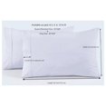 thumbnail image 2 of 100% Cotton Percale Pillowcases, 6 Pack Pillow Cases, Soft & Breathable Pillow Covers, Light Weight Fabric, Smooth Airy Weave, for Her or Him (White Queen/Standard 20"x30", 6), 2 of 6