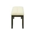 thumbnail image 5 of 44.5 in. Bench with Cream Upholstery and Foam Filler / Quick Setup for Dining or Living Areas, 5 of 6