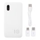 thumbnail image 1 of La energía móvil portátil de carga rápida de 10000 mAh viene con un banco de energía con cable de datos (blanco), 1 of 8