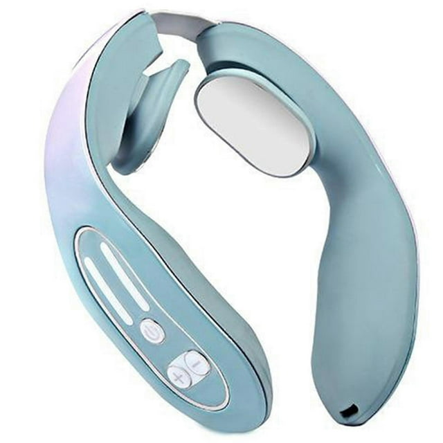 EMS-Neck Electric Neck Massager for Pain Deep Tissue, Portable Neck Massager with Heat, Fatigue Pain Relief, Gifts Women Men