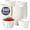 White-1oz-500, variant on 500 Pack 0.75 oz Disposable Paper Souffle Medicine Cups, 3/4 oz Sample Cups for Tasting Pills, Food Dessert Services, and Condiments