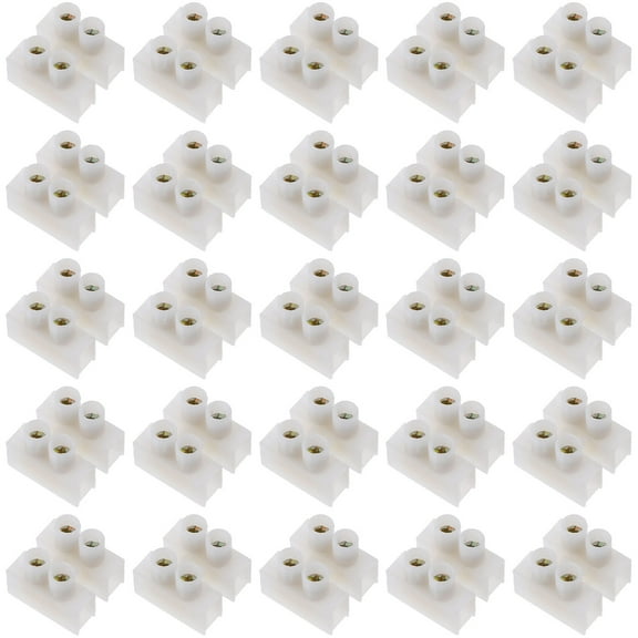 COSMOBETTY Screw Wire Terminal 30pcs Terminal Block Set High Temperature Resistance Marine Grade Connectors