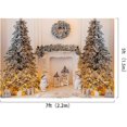 thumbnail image 3 of Kate Christmas Backdrop For Photography Christmas Tree White Fireplace Photo Studio Background, 3 of 5