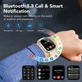 thumbnail image 6 of Smart Watch Fits for Android and iPhone, IP68 Waterproof Smartwatch for Women Men 100+ Sports Modes 1.91-inch Fitness Tracker, Smart Watch with Bluetooth Call(Answer/Make Calls), for Gift White, 6 of 7