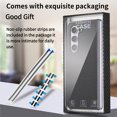 thumbnail image 5 of Compatible with Samsung Galaxy Z Fold 5 Case PU Leather, Hybrid Electroplating Shockproof Protective Bumper with Glass Small Screen Protector Phone Cover Case for Galaxy Z Fold 5 2023, Black, 5 of 10