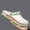 White, variant on Men'S Sturdy Wooden Sole Clogs with a Solid Color Design - Featuring a Heavy-Duty EVA Anti-Slip Arch And Rubber Sole, These Odor-Resistant, Quick-Drying Slippers Offer Comfort with an Ergonomic Insol